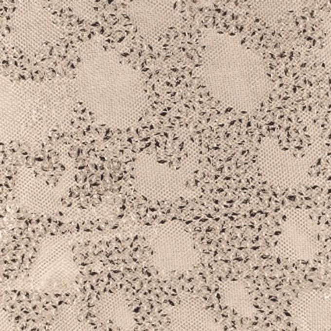 Rebel Stretch Mesh Sequin Polyester Spandex Fabric - Black/Purple, Gold/Clear, White/Clear/Silver, 54" Width (1 Yard)