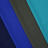 Recycled Interlock Active 100% Recycled Polyester Fabric - Solid Colors, Interlock Knit, 58/60" Width, 200 GSM (1 Yard)