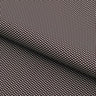 Printed Recycled Spandex Mini Argyle Black/Light Blue