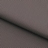 Mini Argyle Recycled Nylon Spandex Fabric - Black/Light Blue Argyle Print, 55/56" Width (1 Yard)