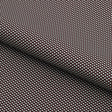 Mini Argyle Printed Recycled Nylon Spandex Fabric - Black/Light Blue Argyle Print, 55/56" Width (1 Yard)