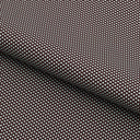 Mini Argyle Printed Recycled Nylon Spandex Fabric - Black/Light Blue Argyle Print, 55/56" Width (1 Yard)