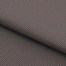 Mini Argyle Printed Recycled Nylon Spandex Fabric - Black/Light Blue Argyle Print, 55/56" Width (1 Yard)