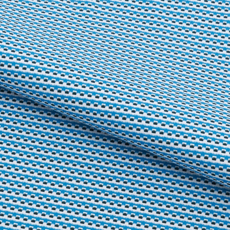 Printed Recycled Spandex Blue/White