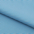 Bit Squared Recycled Spandex Fabric - Blue/White Printed, 55/56" Width (1 Yard)