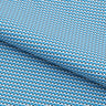 Bit Squared Recycled Spandex Fabric - Blue/White Printed, 55/56" Width (1 Yard)