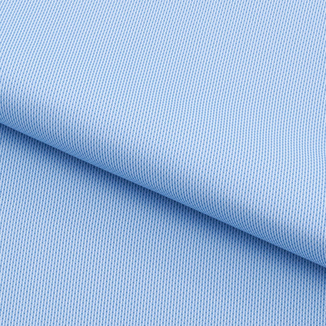 Oxford Style Printed Recycled Nylon Spandex Fabric - Light Blue, Oxford Style Print, 55/56" Width (1 Yard)