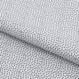 Small Wavy Seamless Lines Printed Recycled Spandex Fabric - White/Black Seamless Lines, 55/56" Width (1 Yard)