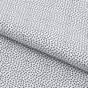 Small Wavy Seamless Lines Printed Recycled Spandex Fabric - White/Black Seamless Lines, 55/56" Width (1 Yard)