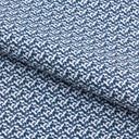 Printed Recycled Spandex Tetris Blocks White/Navy