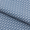 Printed Recycled Spandex Tetris Blocks White/Navy