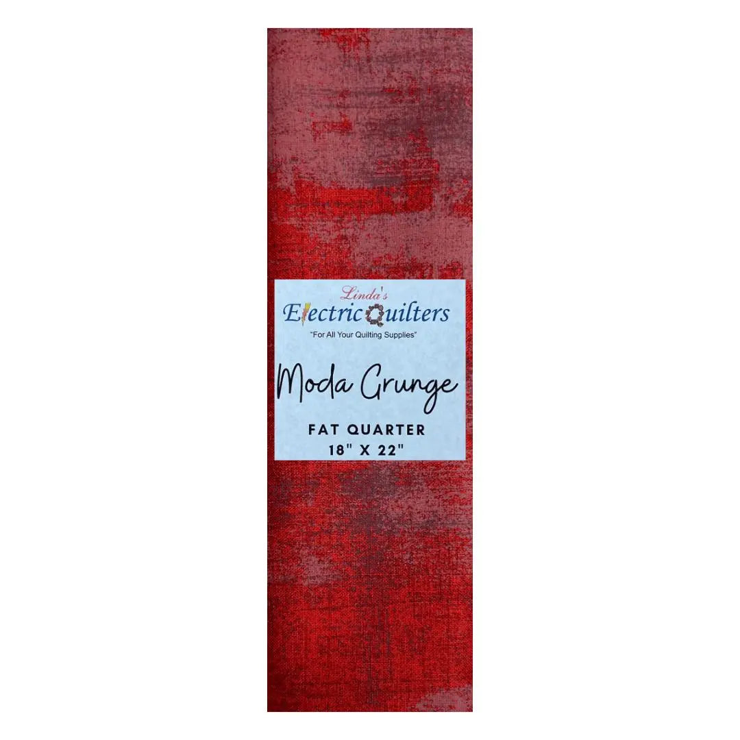 Cotton Fat Quarter Red Moda Grunge 18 x 22