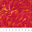 Cotton Print Red Brushstroke Celebration Fabric