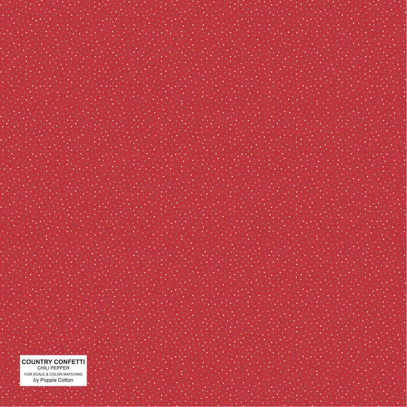 Cotton Fabric Red Chilli Pepper 44/45" Width