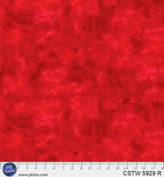 Cotton Wideback Fabric Red Color Stories 108" Wide