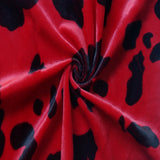 Faux Fur Cow Print Velboa Fabric
