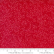 Cotton Fabric Red Crimson Dotty Thatched 44/45