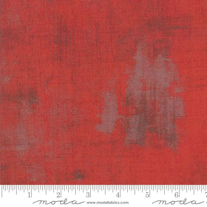 Cotton Print Red Grunge Basics Fabric 44/45"