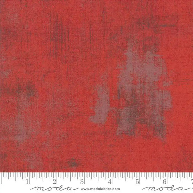 Cotton Print Red Grunge Basics Fabric 44/45"