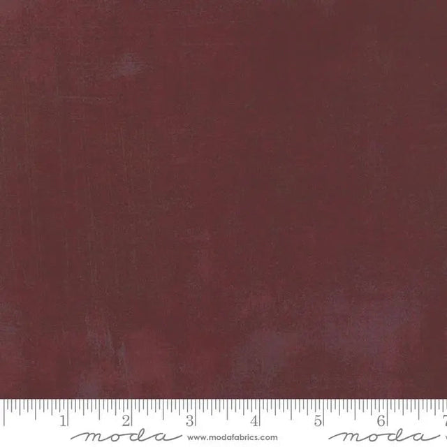 Cotton Fabric Red Grunge Basics Burgundy 44/45"