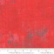 Cotton Print Red Grunge Basics Geranium 44/45" Per Yard