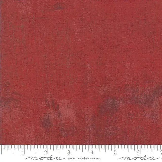 Cotton Fabric Red Grunge Basics Romance 44/45" Per Yard