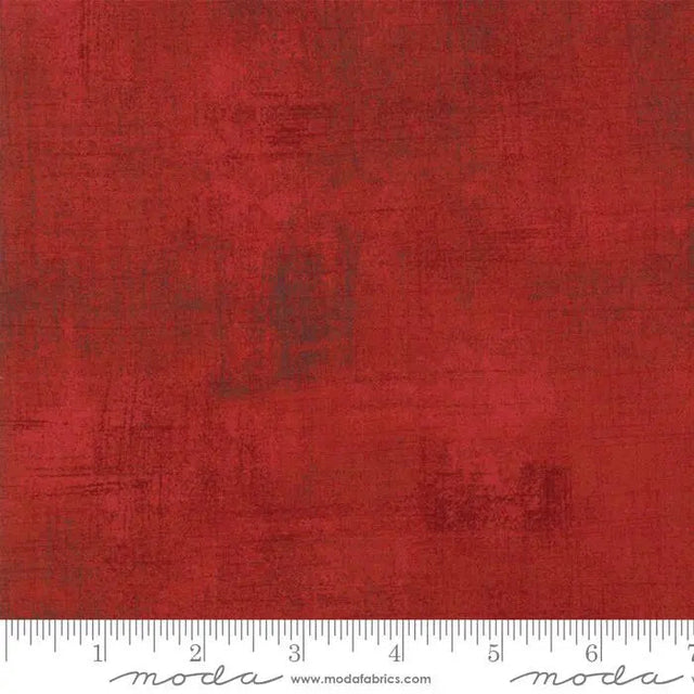 Cotton Print Red Grunge Basics Winter Cherry 44/45"