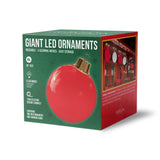 HoliGlow Inflatable LED Ornament - 20" Red