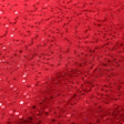 Glitzy Sequins Polyester Spandex Fabric - Multiple Colors, Round Sequins, 58/60" Width, 200 GSM (1 Yard)