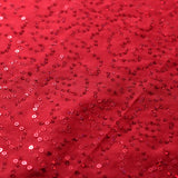 Glitzy Sequins Polyester Spandex Fabric - Multiple Colors, Round Sequins, 58/60" Width, 200 GSM (1 Yard)