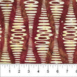 Cotton Print Red Ripple Stripe Abstract Bubble Pop Fabric 44/45"