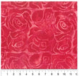 Cotton Wideback Fabric Red Roses 108"