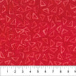 Cotton Print Red Scattered Triangle Celebration Fabric 44/45