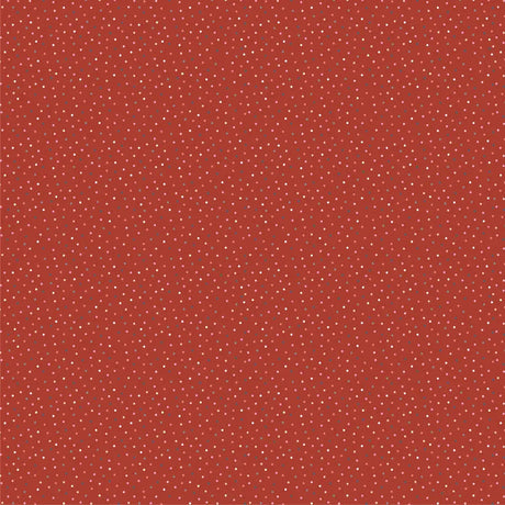 Cotton Print Red Speckled Hen Fabric 44/45"