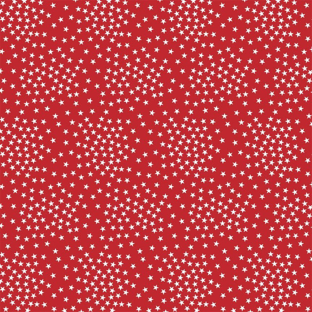 Cotton Print Red Stars Path to Freedom 44/45 Fabric