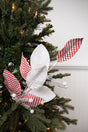 22” Candy Stripe Leaf Spray