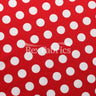 E-Z Dots Matte Nylon Spandex Fabric - Multicolor Polka Dots, 58/60" Width (1 Yard)