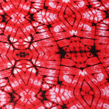 Samurai Polyester Spandex Fabric - Royal Or Red Paper Print, With Or Without Foil, 58-60" Width, 240 GSM (1 Yard)