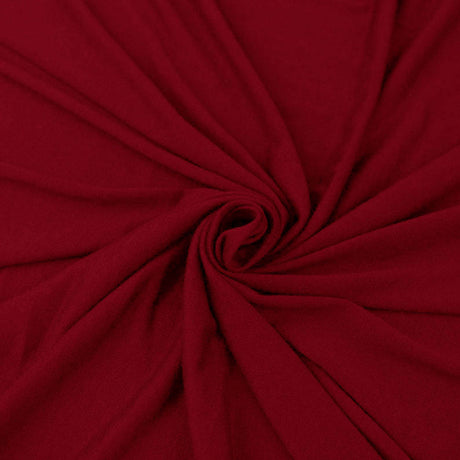 Cotton Spandex Jersey Knit Fabric Red 4-Way Stretch
