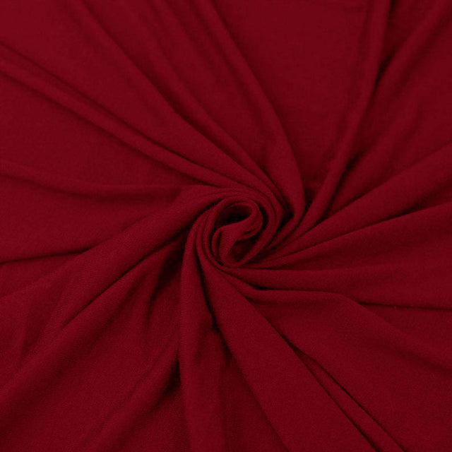 Cotton Spandex Jersey Knit Fabric Red 4-Way Stretch