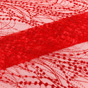 Galaxy Glitter Design Mesh Lace Polyester Fabric - Glitter Galaxy Pattern, 52-54" Width (1 Yard)