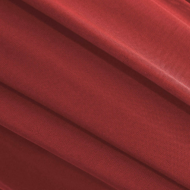 Red Stretch Mesh Fabric