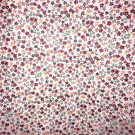 Mini Daisy Floral Poly Cotton Fabric - Fuchsia, Purple, Red, Royal Blue Mini Daisy Floral, 58/60" Width