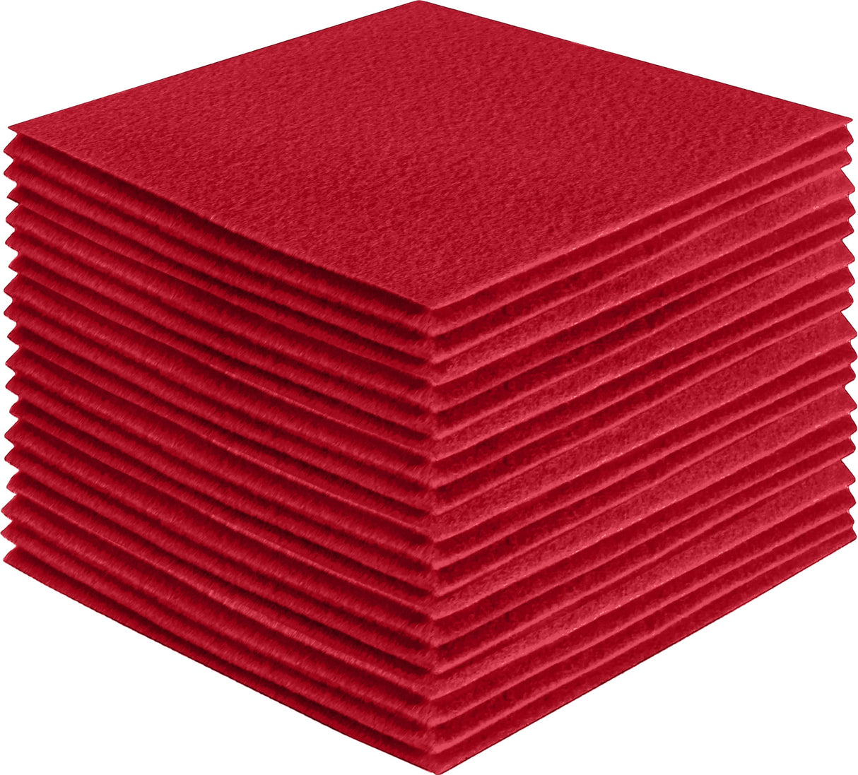 Acrylic Felt Craft Sheets Red