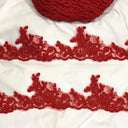 Beaded Corded Lace Trimming 4"
