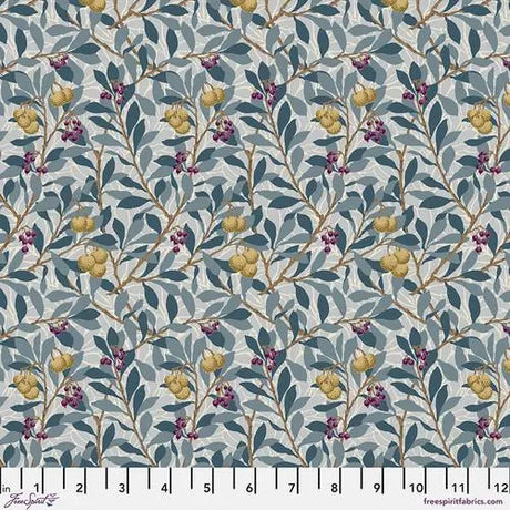Quilting Cotton ORIGINAL MORRIS & Co Arbutus Slate Red House