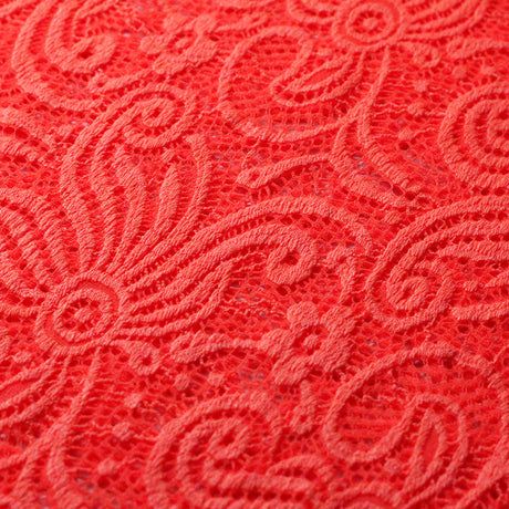 Cyclone Stretch Lace Nylon Spandex Fabric - Multiple Colors, Floral Lace, 58/60" Width (1 Yard)