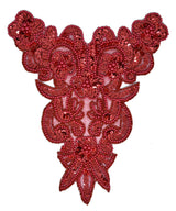 Sequins Beaded Applique 7.5 x 9.5
