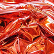 Red Mirror Reflective Vinyl Fabric,