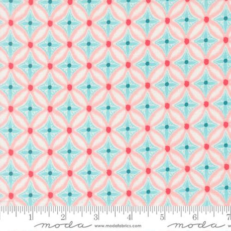 Cotton Reef Medallion Starfish Fabric 44/45 Multi
